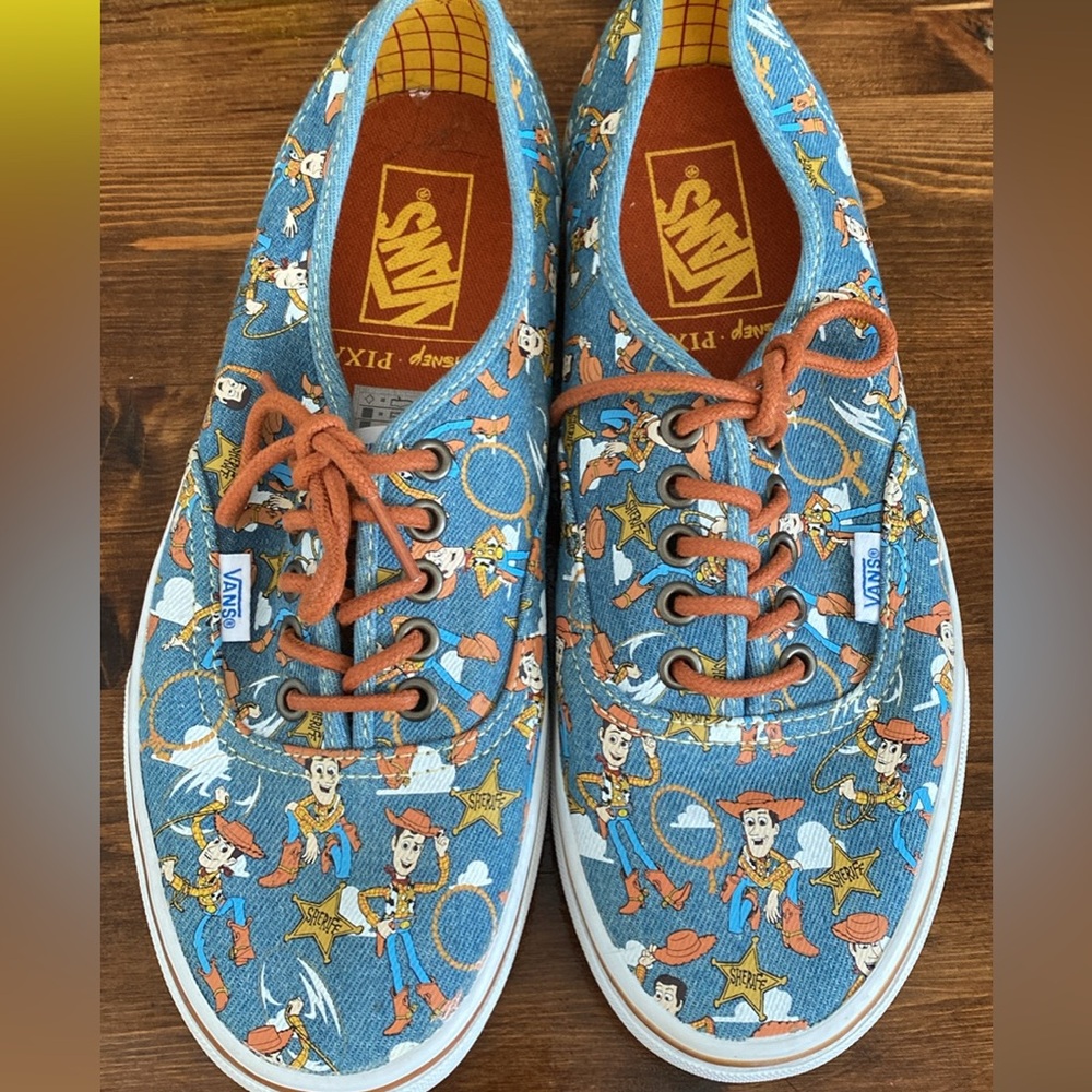 Like New- Authentic Toy Story Woody Vans Sz 7.5 M/ 9 W